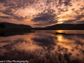 Sunset Over Spey Dam